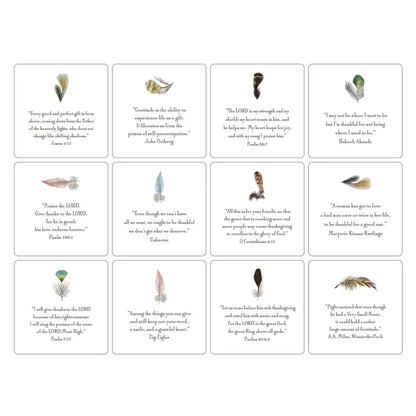 Thankfulness Verse Cards with Easel