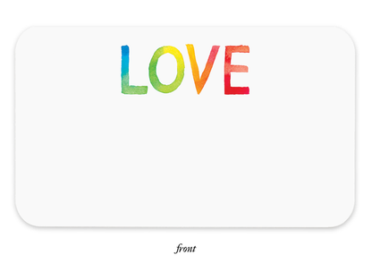Tie Dye Love Little Notes
