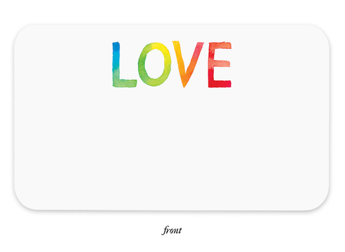 Tie Dye Love Little Notes