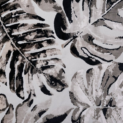 TIKA - MODERN TROPICAL PATTERN CUT VELVET UPHOLSTERY FABRIC BY THE YARD