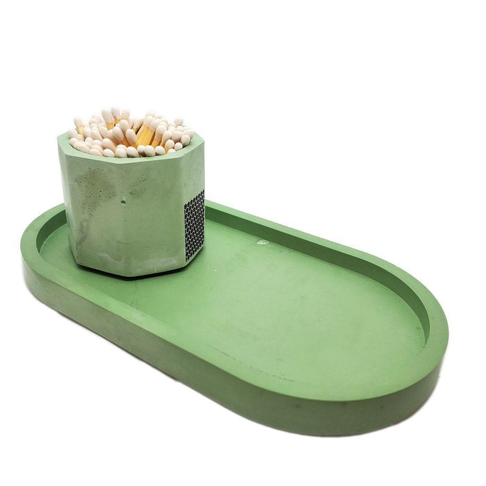 Tray - The Pill Tray (Matcha Green Concrete) by Tenn Prairie