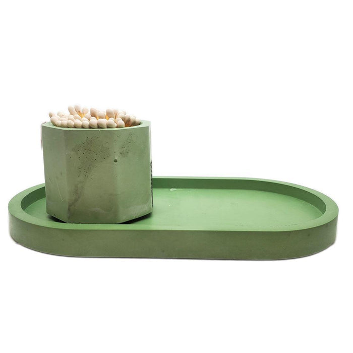 Tray - The Pill Tray (Matcha Green Concrete) by Tenn Prairie