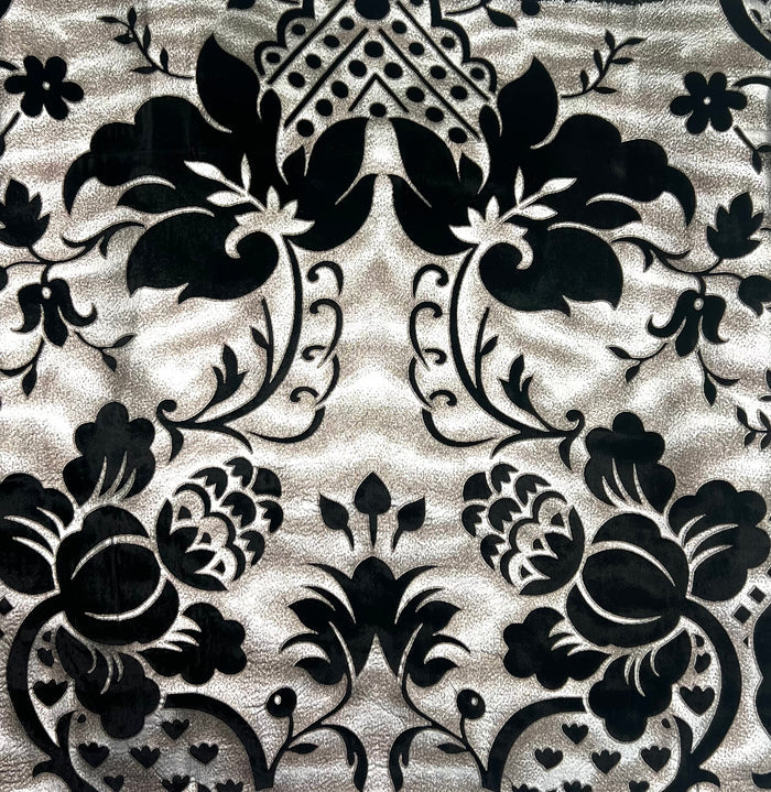 VERONA - Full Silk Printed Aluminium Velvet