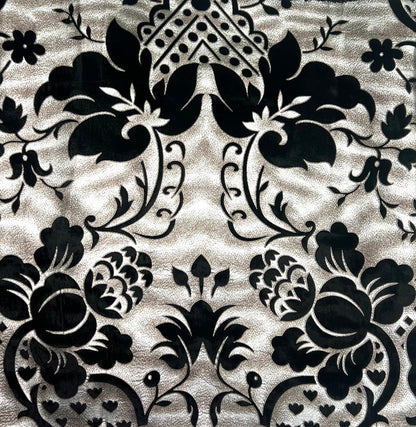 VERONA - Full Silk Printed Aluminium Velvet