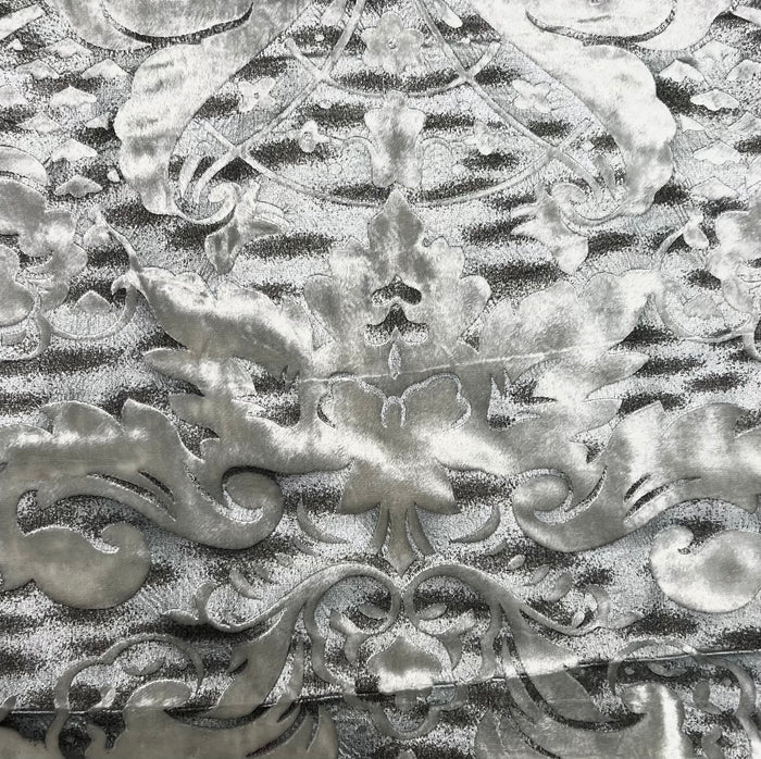 VERONA - Full Silk Printed Aluminium Velvet