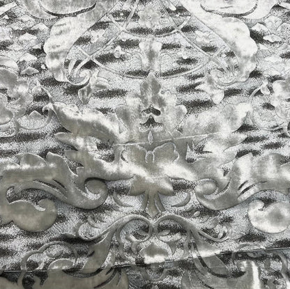 VERONA - Full Silk Printed Aluminium Velvet