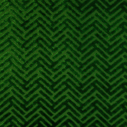 Vienna - Beethoven, Geometric Arrow Pattern BURNOUT VELVET Upholstery Fabric
