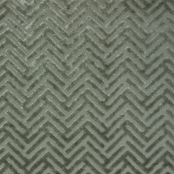 Vienna - Beethoven, Geometric Arrow Pattern BURNOUT VELVET Upholstery Fabric
