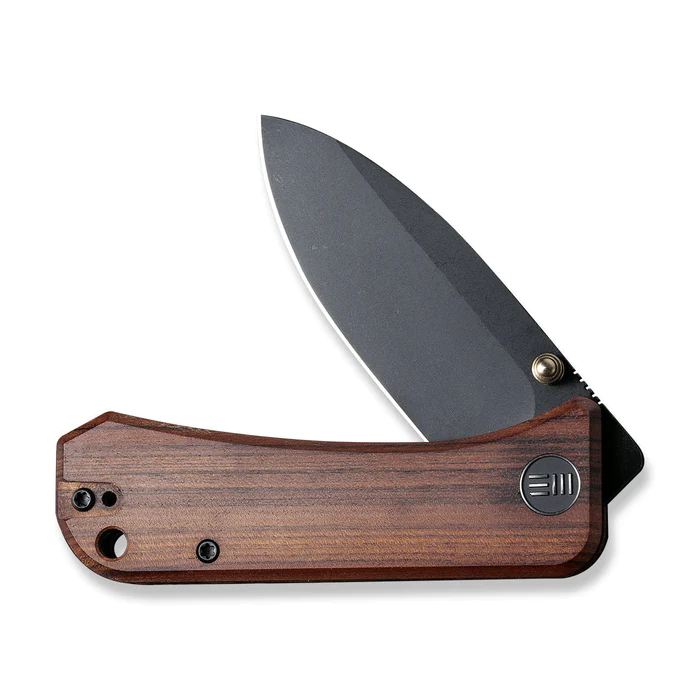 WEKNIFE Banter Thumb Stud Knife Wood Handle (2.9"" CPM S35VN Blade) 2004K | WE-2004K