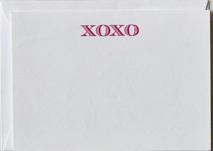 XOXO Gift Enclosure Cards