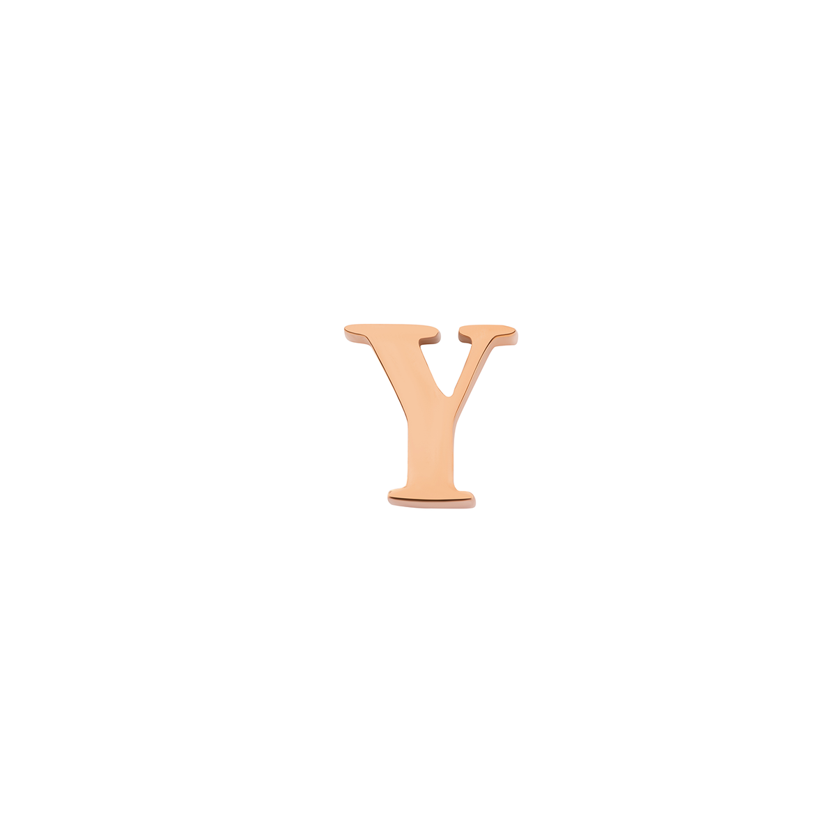 Made Mine Charms - Didot Initial Charm (Rose Gold)