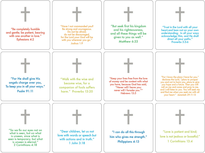 Youth Verse Cards with Easel