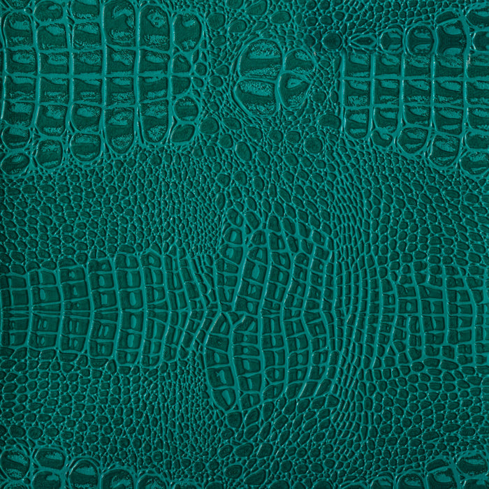 ZAPATA BAY - FAUX CROCODILE SKIN VINYL UPHOLSTERY FABRIC BY THE YARD