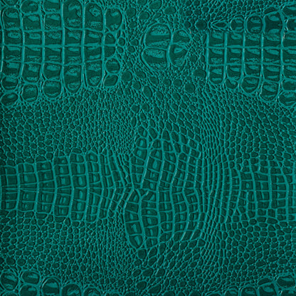 ZAPATA BAY - FAUX CROCODILE SKIN VINYL UPHOLSTERY FABRIC BY THE YARD