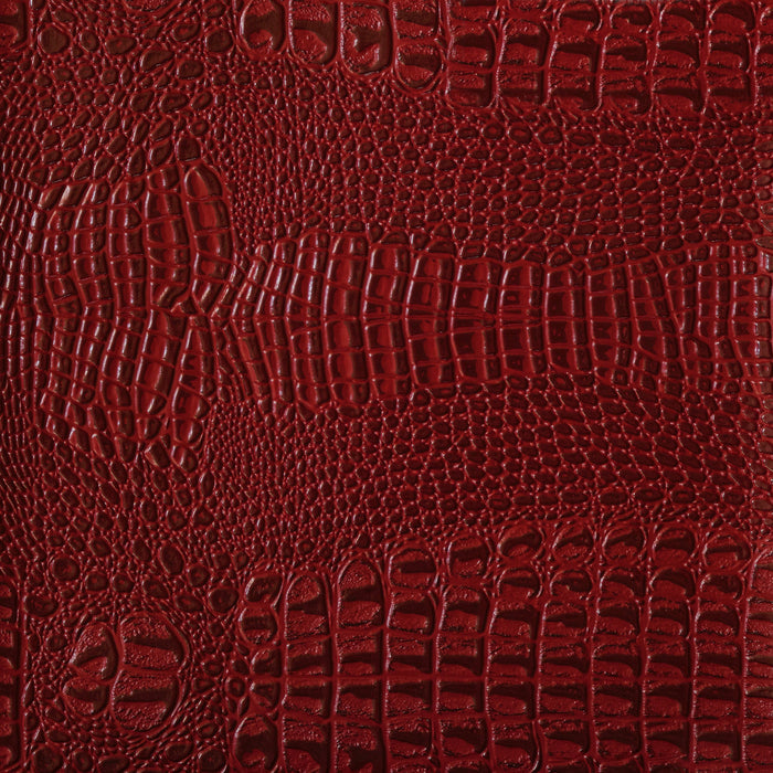 ZAPATA BAY - FAUX CROCODILE SKIN VINYL UPHOLSTERY FABRIC BY THE YARD