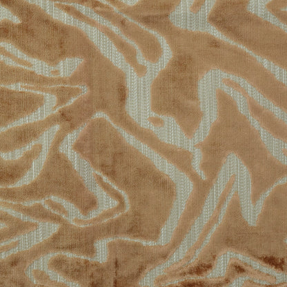 ZURI - ABSTRACT DESIGN CUT VELVET UPHOLSTERY FABRIC